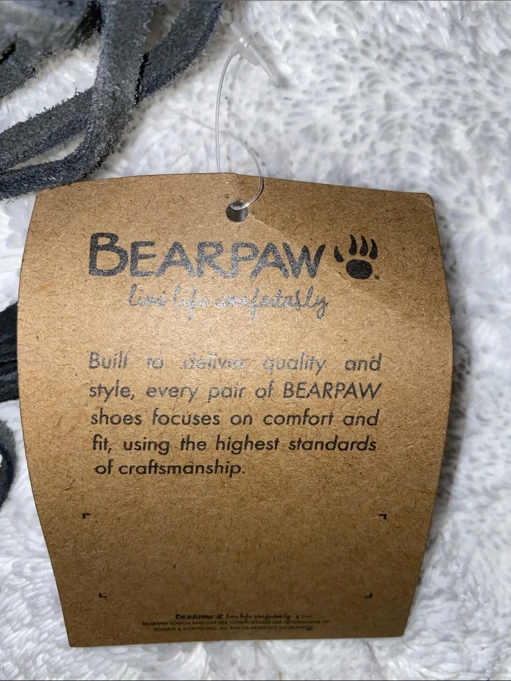 BearPaw Black Suede Shearling Cuff Winter Boots